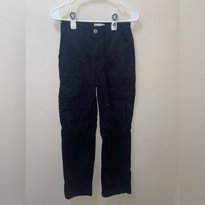 Black cargo pants - size 2